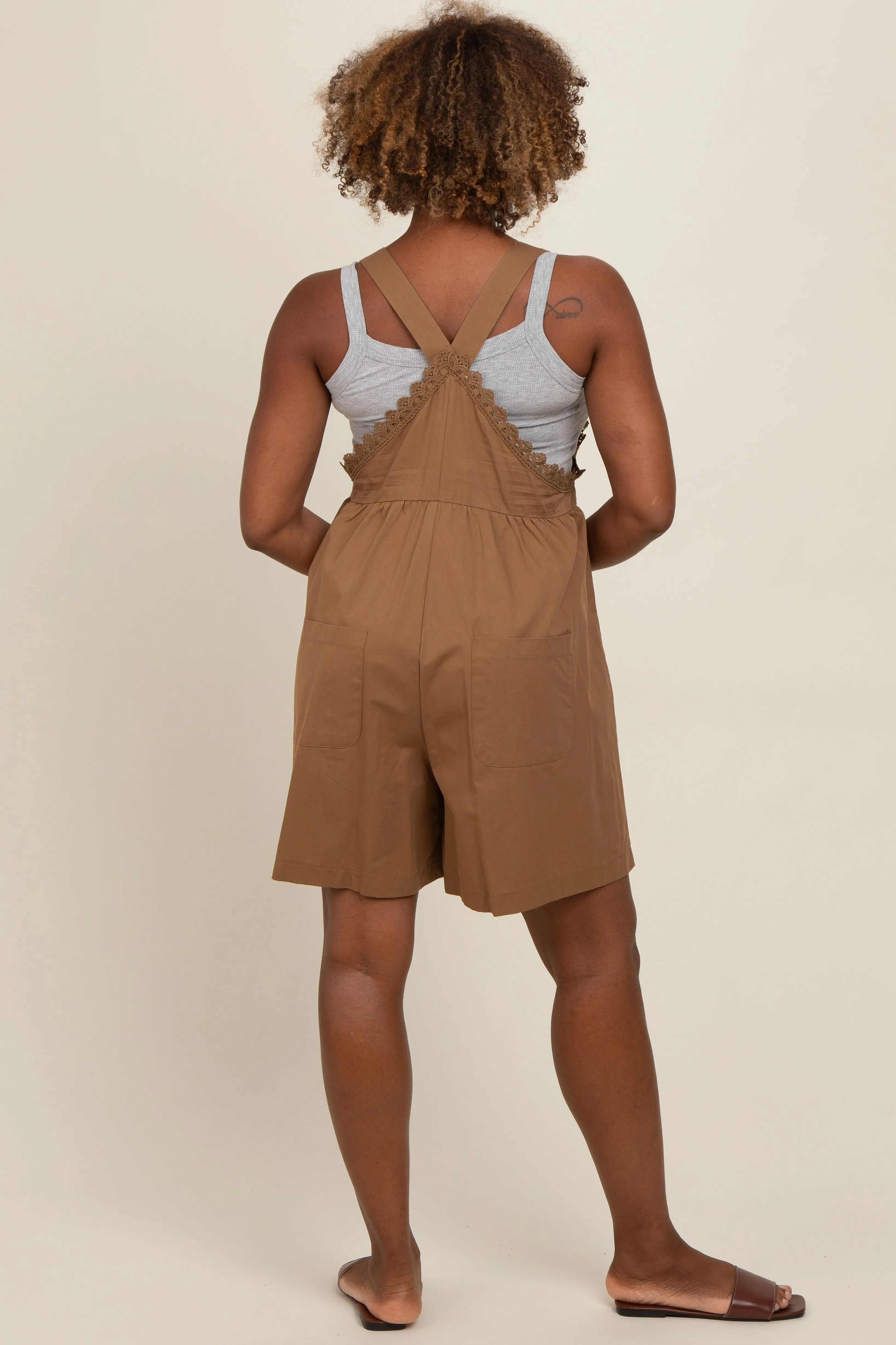 Mocha Overalls sold by Pinkblush product image thumbnail 3