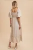 Linen Fit And Flare Dress sold by Pinkblush