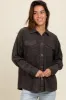 Black Checker Plaid Button Down Shirt sold by Pinkblush