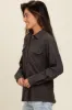 Black Checker Plaid Button Down Shirt sold by Pinkblush