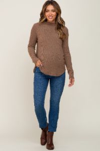 Blue Basic Maternity Skinny Jeans sold by Pinkblush