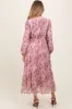 Pink Floral Lace Trim Maternity Maxi Dress sold by Pinkblush