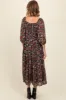 Black Floral Empire Waist Maxi Dress sold by Pinkblush