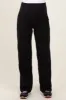 Black Straight Leg Yoga Maternity Pants sold by Pinkblush