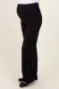 Black Straight Leg Yoga Maternity Pants sold by Pinkblush