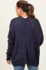 Navy Pocketed Open Maternity Cardigan sold by Pinkblush