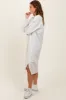 Heather Beige Sweatshirt Midi Dress sold by Pinkblush