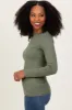 Olive Basic Long Sleeve Top sold by Pinkblush