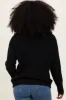 Black Half Zip Pullover Sweater sold by Pinkblush