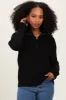 Black Half Zip Pullover Sweater sold by Pinkblush