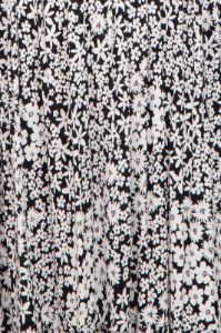 Black Floral Twist Front Cutout Maternity Dress sold by Pinkblush
