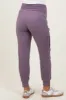 Violet Cargo Pocket Maternity Jogger Pants sold by Pinkblush