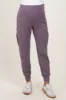 Violet Cargo Pocket Maternity Jogger Pants sold by Pinkblush