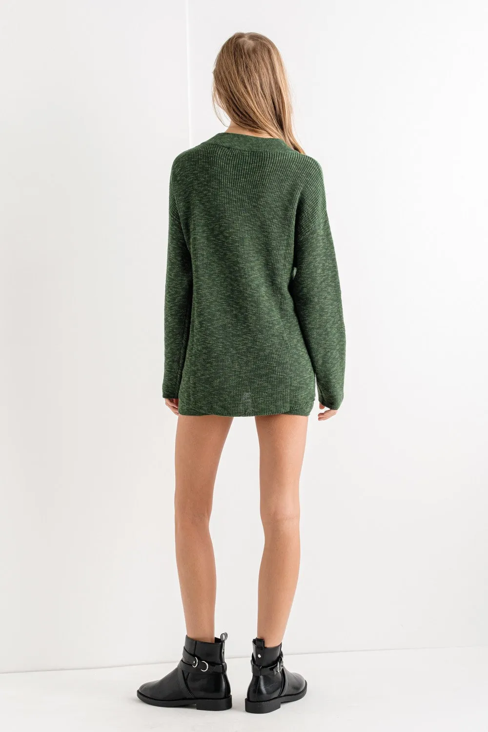 Forest Green Sweater Short Set sold by Pinkblush product image thumbnail 4
