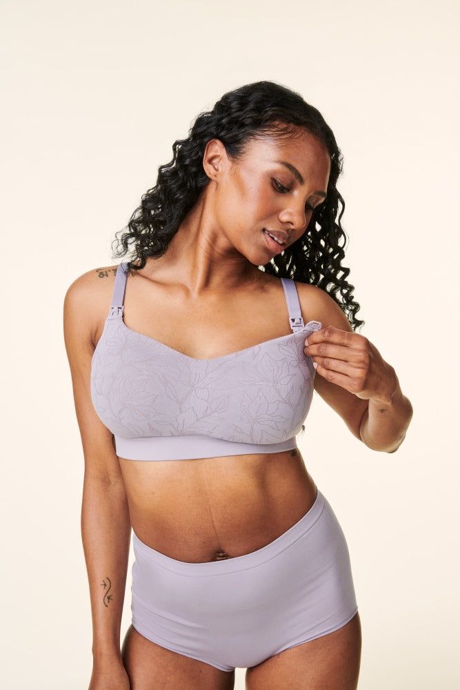 Bravado Grey Intrigue Balconette Nursing Bra sold by Pinkblush product image thumbnail 5