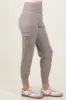 Grey Cargo Pocket Jogger Pants sold by Pinkblush