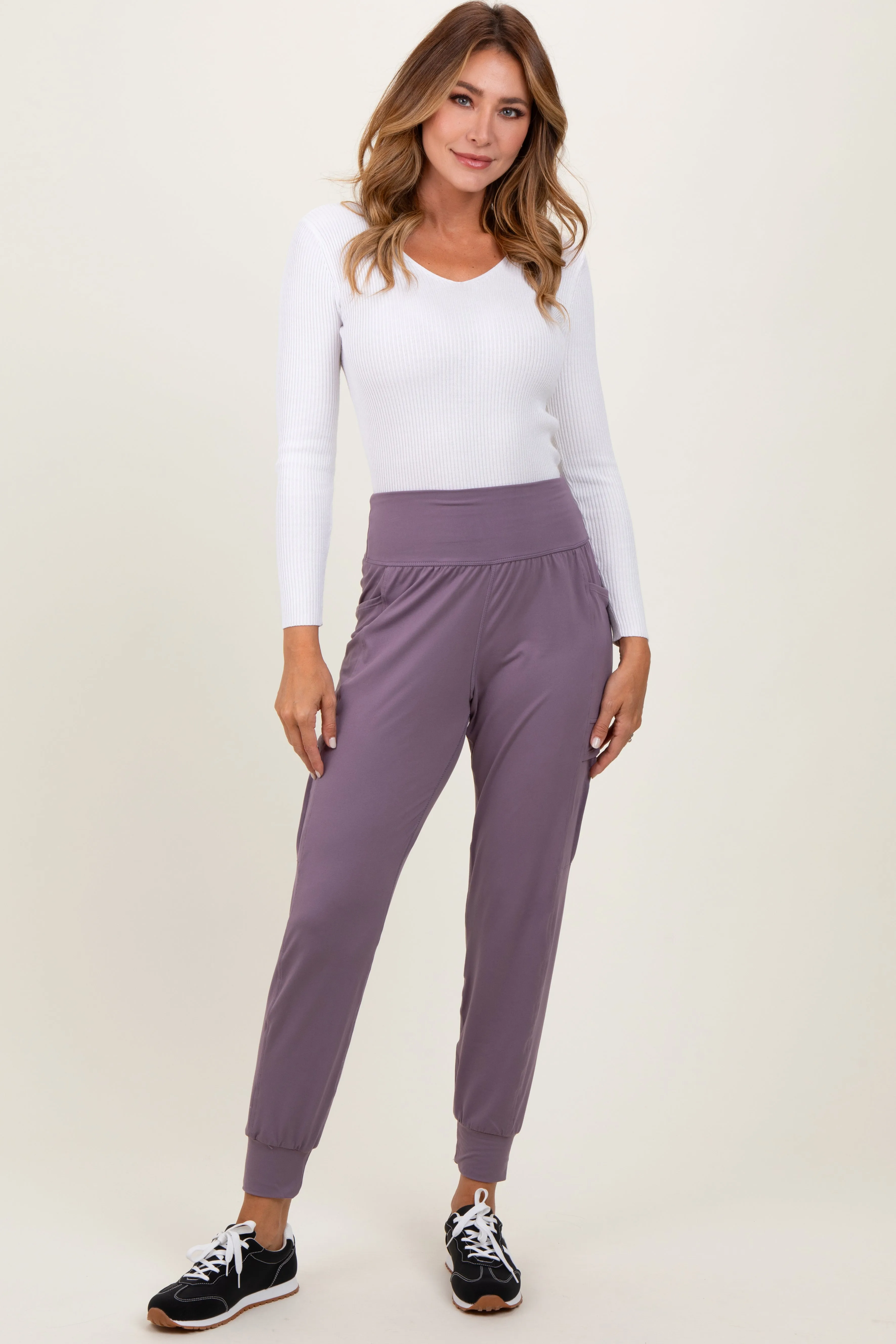 Violet Cargo Pocket Jogger Pants sold by Pinkblush product image thumbnail 2