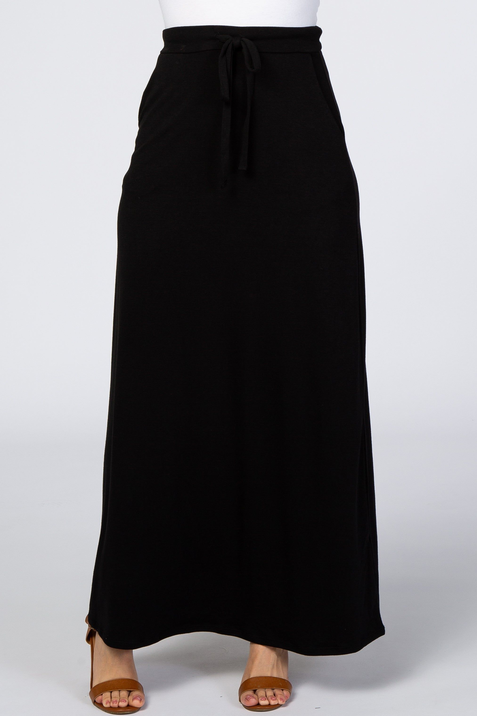 Black Maxi Skirt sold by Pinkblush product image thumbnail 2