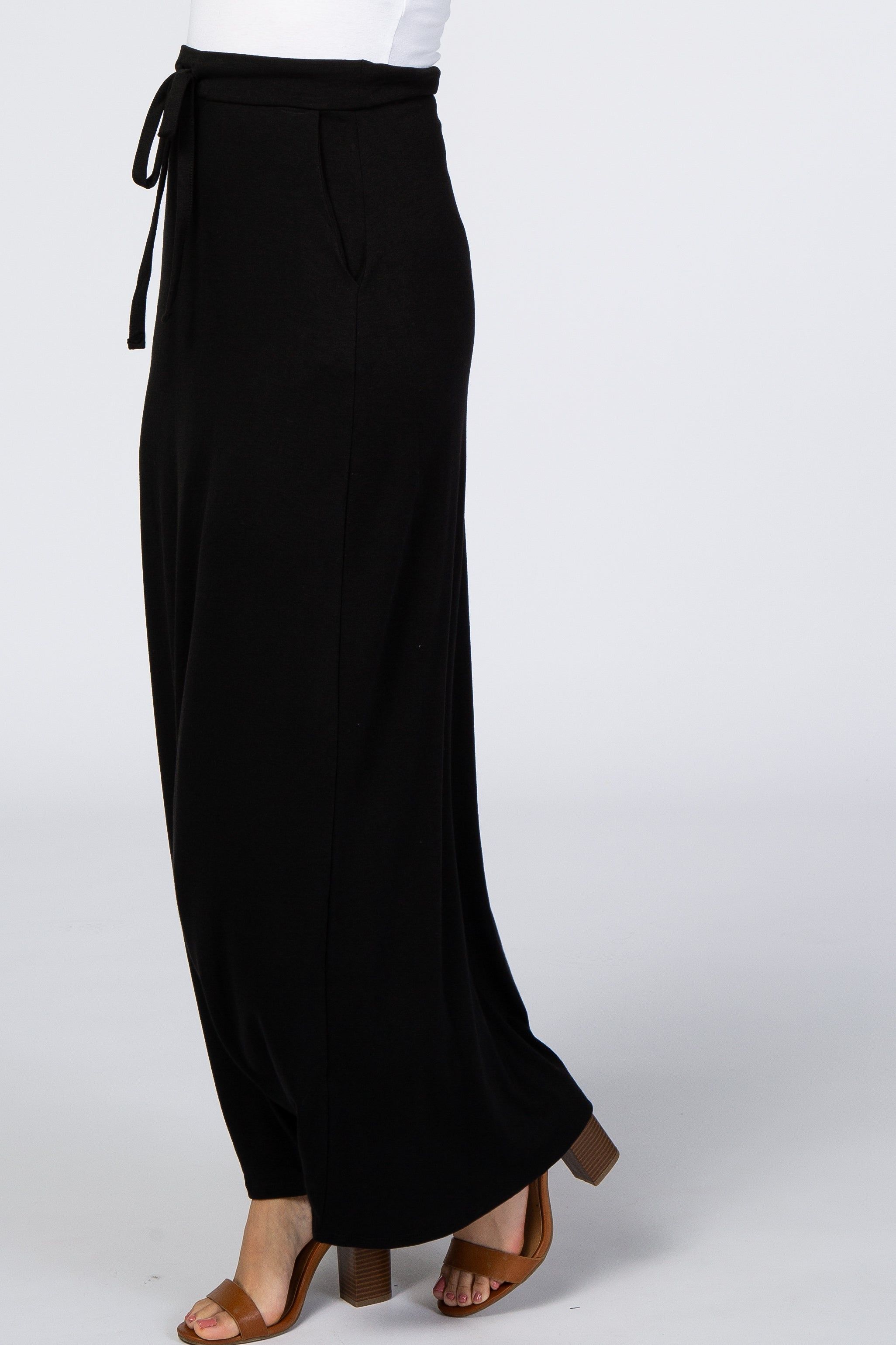 Black Maxi Skirt sold by Pinkblush product image thumbnail 3