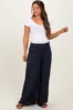 Charcoal Wide Smock Waist Maternity Pants sold by Pinkblush