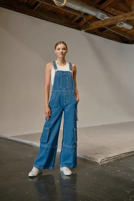 Denim Overall sold by Pinkblush