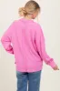 Pink Brushed Ribbed Knit Pullover sold by Pinkblush