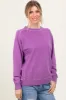 Plum French Terry Vintage Wash Pullover sold by Pinkblush