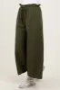 Olive Flowy Cropped Pant sold by Pinkblush