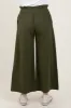 Olive Flowy Cropped Pant sold by Pinkblush
