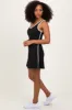 Black Contrast Trim Romper Dress sold by Pinkblush