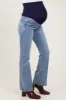 Blue Vintage Wash Maternity Bootcut Jeans sold by Pinkblush