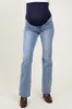 Blue Vintage Wash Maternity Bootcut Jeans sold by Pinkblush
