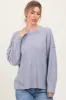 Heather Grey Brushed Ribbed Knit Pullover sold by Pinkblush