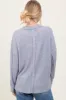 Heather Grey Brushed Ribbed Knit Pullover sold by Pinkblush