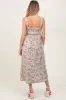 Mint Abstract Print Maternity Midi Dress sold by Pinkblush