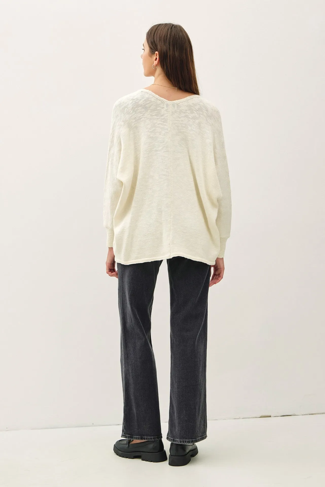 Cream Slub Knit Open Cardigan sold by Pinkblush product image thumbnail 4