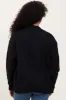 Black Waffle Knit Button Up Cardigan sold by Pinkblush