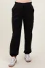 Black Drawstring Relaxed Fit Maternity Sweatpants sold by Pinkblush
