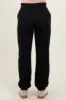 Black Drawstring Relaxed Fit Maternity Sweatpants sold by Pinkblush