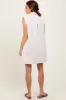 Cream Sleeveless Polo Mini Dress sold by Pinkblush