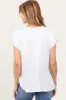 Ivory Dolman Sleeve Round Neck Maternity Top sold by Pinkblush