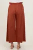 Rust Flowy Cropped Pant sold by Pinkblush