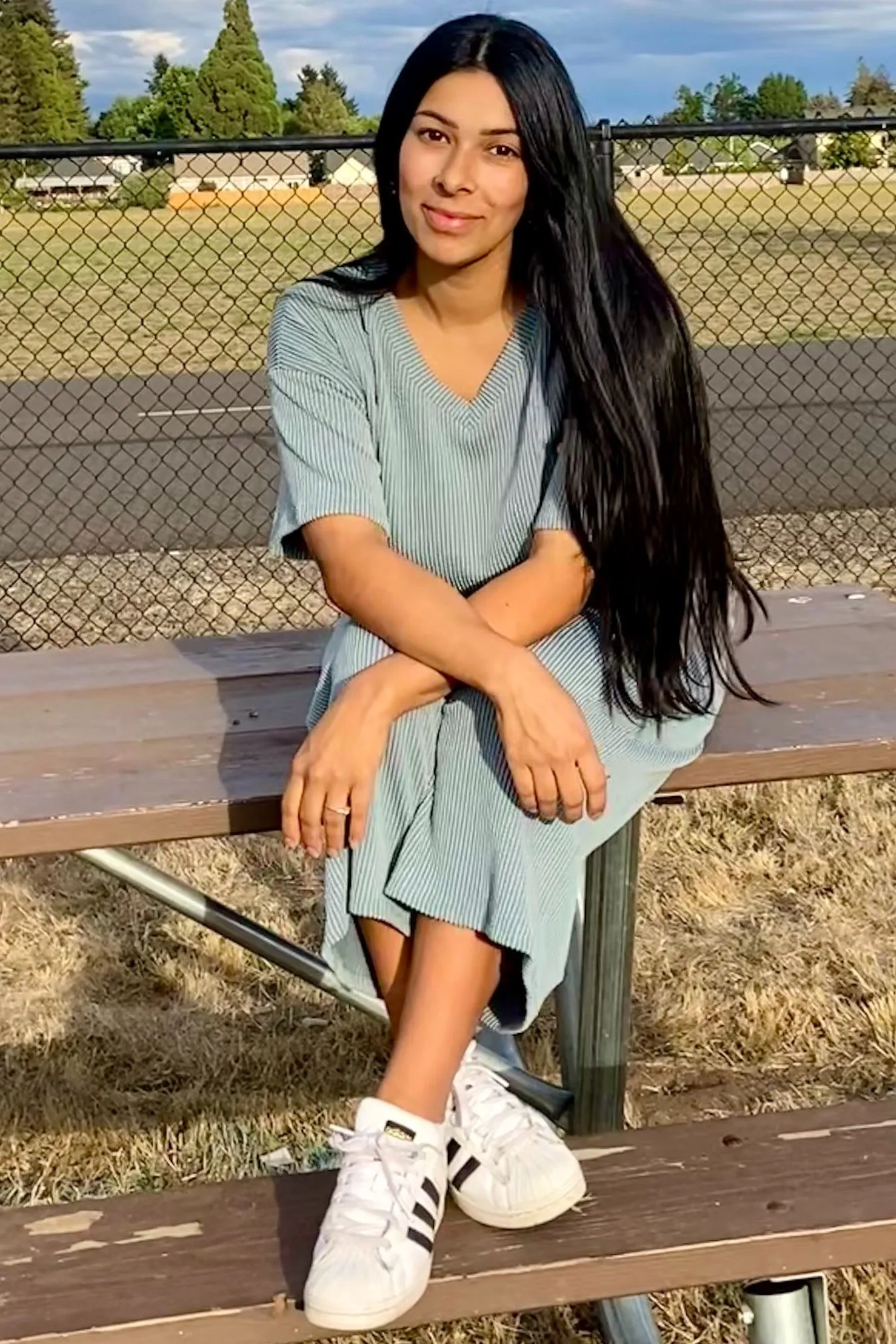 Dark Teal Ribbed Short Sleeve Top Pajama Set sold by Pinkblush product image thumbnail 4