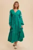 Jade Embroidered Long Sleeve Maxi Dress sold by Pinkblush