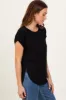 Black Dolman Sleeve Round Neck Top sold by Pinkblush
