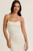 Ivory Floral Pointelle Knit Midi Dress sold by Pinkblush