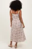 Mint Abstract Print Midi Dress sold by Pinkblush