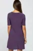 Plum Waist Tie Maternity Nursing Dress sold by Pinkblush