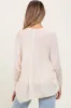 White Knit Open Front Maternity Cardigan sold by Pinkblush
