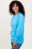 Light Blue Vintage Wash French Terry Pullover sold by Pinkblush